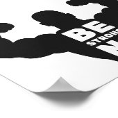 言い訳が全くない |ボディビルダーやる気を起こさせるジム ポスター (角)