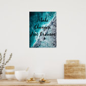 言い訳ではなく変更を加える – ポスやる気を起こさせるター ポスター (キッチン)