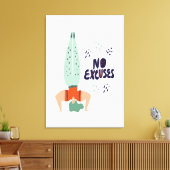 言い訳なし キャンバスプリント (インサイチュ (リビング))