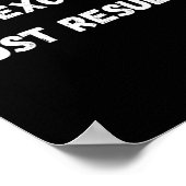 言い訳なし、単なる結果 – ボディビルフィットネスモ ポスター (角)