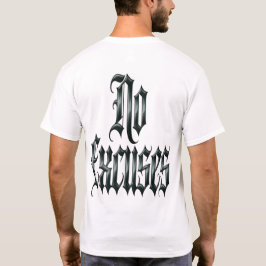 言い訳なし Tシャツ