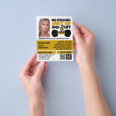 言い訳のないサル、パーソナルトレーナー、ジムの広告 チラシ (手)