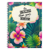 言い訳の引用文より強やる気を起こさせるい ノートブック (正面)