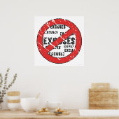 言い訳の看板なし ポスター (キッチン)