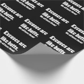 言い訳はお尻おもしろい ラッピングペーパー (角)