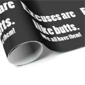 言い訳はお尻おもしろい ラッピングペーパー (ロールコーナー)