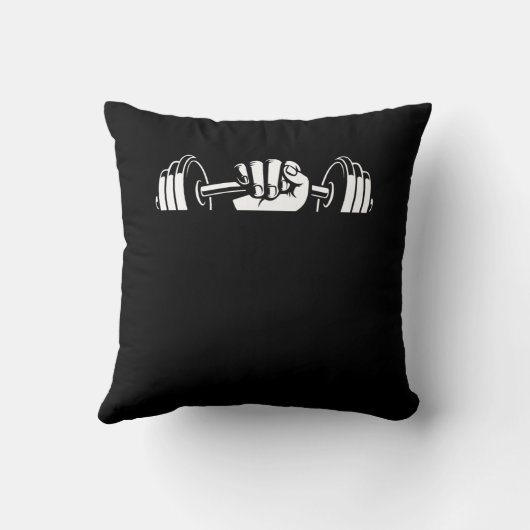 言い訳はただの結果 – やる気を起こさせるフィットネスの略奪 クッション (裏面)