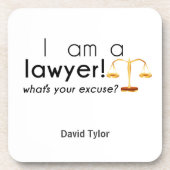 言い訳は？ コースター (正面)