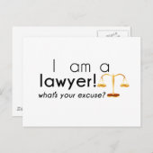 言い訳は？ ポストカード (正面/裏面)