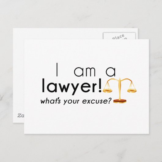 言い訳は？ ポストカード (正面/裏面)