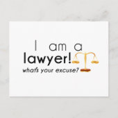 言い訳は? ポストカード (正面)