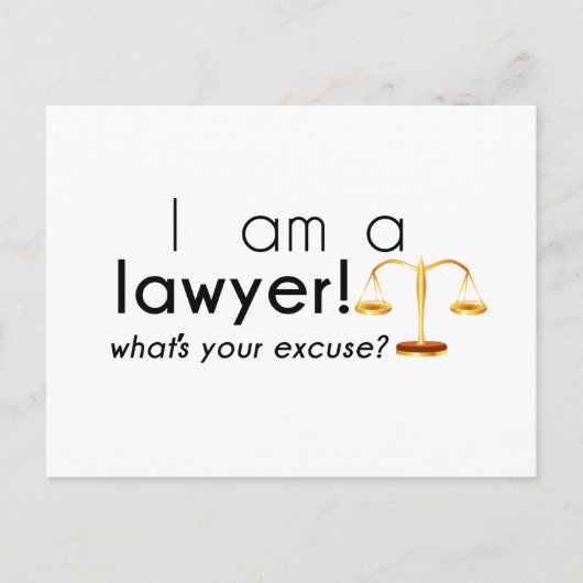 言い訳は？ ポストカード (正面)