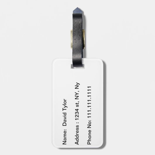 言い訳は？ ラゲッジタグ (裏面縦)