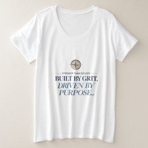 言い訳よりも強くサイズTシャツ プラスサイズTシャツ