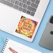 言い訳より強い勇気付けられる シール (ノートパソコンとiPhone)