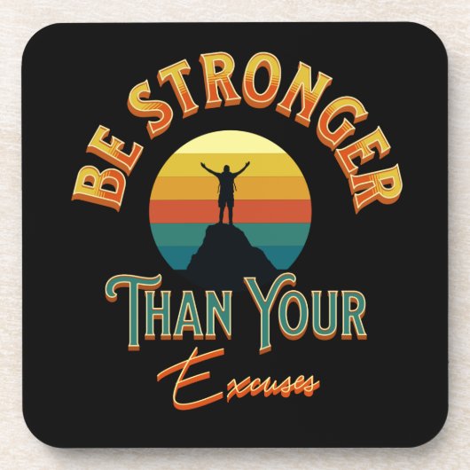 言い訳より強い コースター (正面)