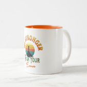 言い訳より強い ツートーンマグカップ (正面右)