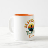 言い訳より強い ツートーンマグカップ (正面左)