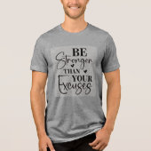 言い訳より強い トライブレンドTシャツ (正面)