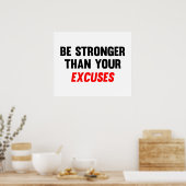 言い訳より強い ポスター (キッチン)