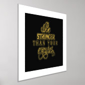 言い訳より強い 箔ポスター (レイダウン)