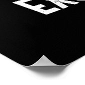 言い訳より強くしなさい – やる気を起こさせる引用文 ポスター (角)