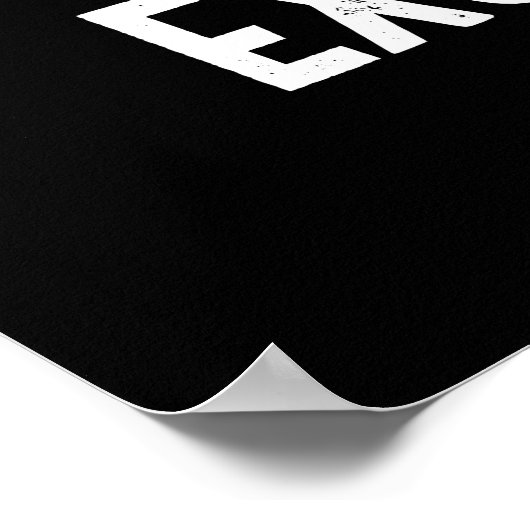 言い訳より強くしなさい – やる気を起こさせる引用文 ポスター (角)