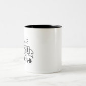 言い訳より強くしなさい ツートーンマグカップ (中央)