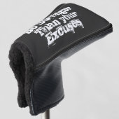 言い訳より強く ゴルフヘッドカバー (3/4 正面)