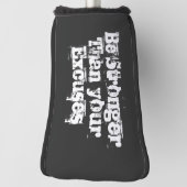 言い訳より強く ゴルフヘッドカバー (回転90)