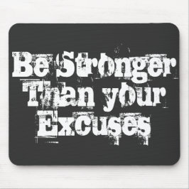 言い訳より強く マウスパッド