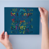 言い訳より強カラフルい チラシ (手)