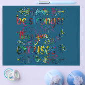 言い訳より強カラフルい チラシ (シングル)