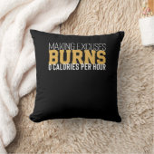 言い訳をしてカロリーをゼロにやる気を起こさせるする クッション (ブランケット)