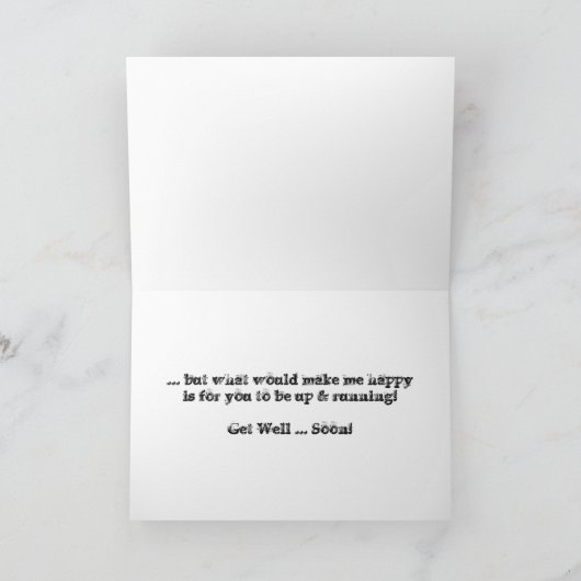 言い訳を聞け、黒い青い服を着た弟に。 カード (内部)