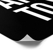 言い訳ストップ – 成功のポスやる気を起こさせるター ポスター (角)