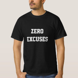 言い訳ゼロ Tシャツ