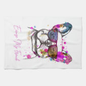 言い訳フランスのおもしろいフランスのだ キッチンタオル (横)