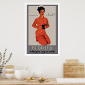 言うことに気を付け書て ポスター (キッチン)