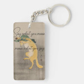 言うことの意味を言えば言うことの意味 キーホルダー (裏面)