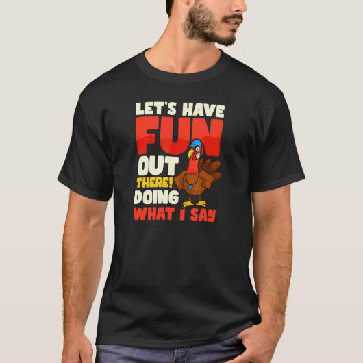 言うことをするのが楽しい感覚 感謝祭のコーチ Tシャツ (正面)