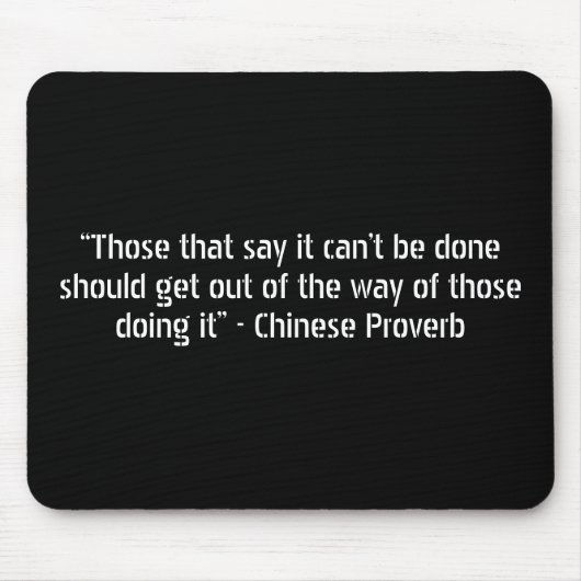 "言うそれらはすることができないことを…出るべきです マウスパッド (正面)
