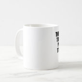 言う笑わされるなコーヒー悪いコーヒー対姉妹 コーヒーマグカップ (正面左)