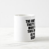 言う笑わされるなコーヒー悪いコーヒー対姉妹 コーヒーマグカップ (中央)