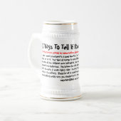 言う10の方法かどうかあなたは警告している保守主義者… ビールジョッキ (正面左)