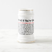 言う10の方法かどうかあなたは警告している保守主義者… ビールジョッキ (中央)