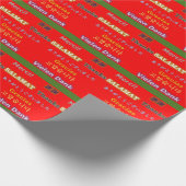 言う8つの方法は感謝していしています ラッピングペーパー (角)