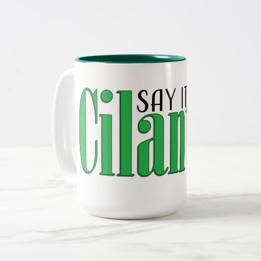 言えキリアントロ ツートーンマグカップ (正面左)