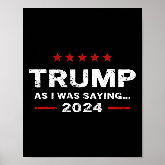 言おうとしてた面白い話 トランプ 2024 大統領に  ポスター (正面)