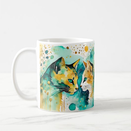 言っただろ離れう コーヒーマグカップ (左)